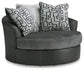 Silla giratoria extragrande con acento Brixley Pier