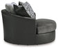 Silla giratoria extragrande con acento Brixley Pier