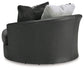 Silla giratoria extragrande con acento Brixley Pier