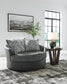 Silla giratoria extragrande con acento Brixley Pier