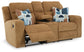 Loveseat doble recreativo Kanlow con consola