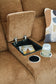 Loveseat doble recreativo Kanlow con consola