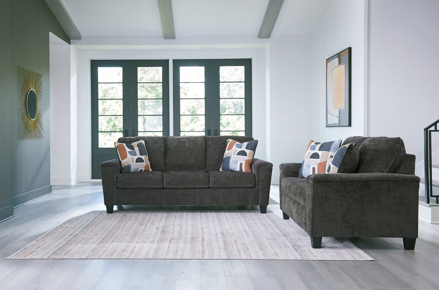 Sofá y loveseat