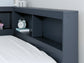 Ashley Express - Cama con almacenaje y librería Simmenfort