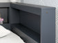 Ashley Express - Cama con almacenaje y librería Simmenfort