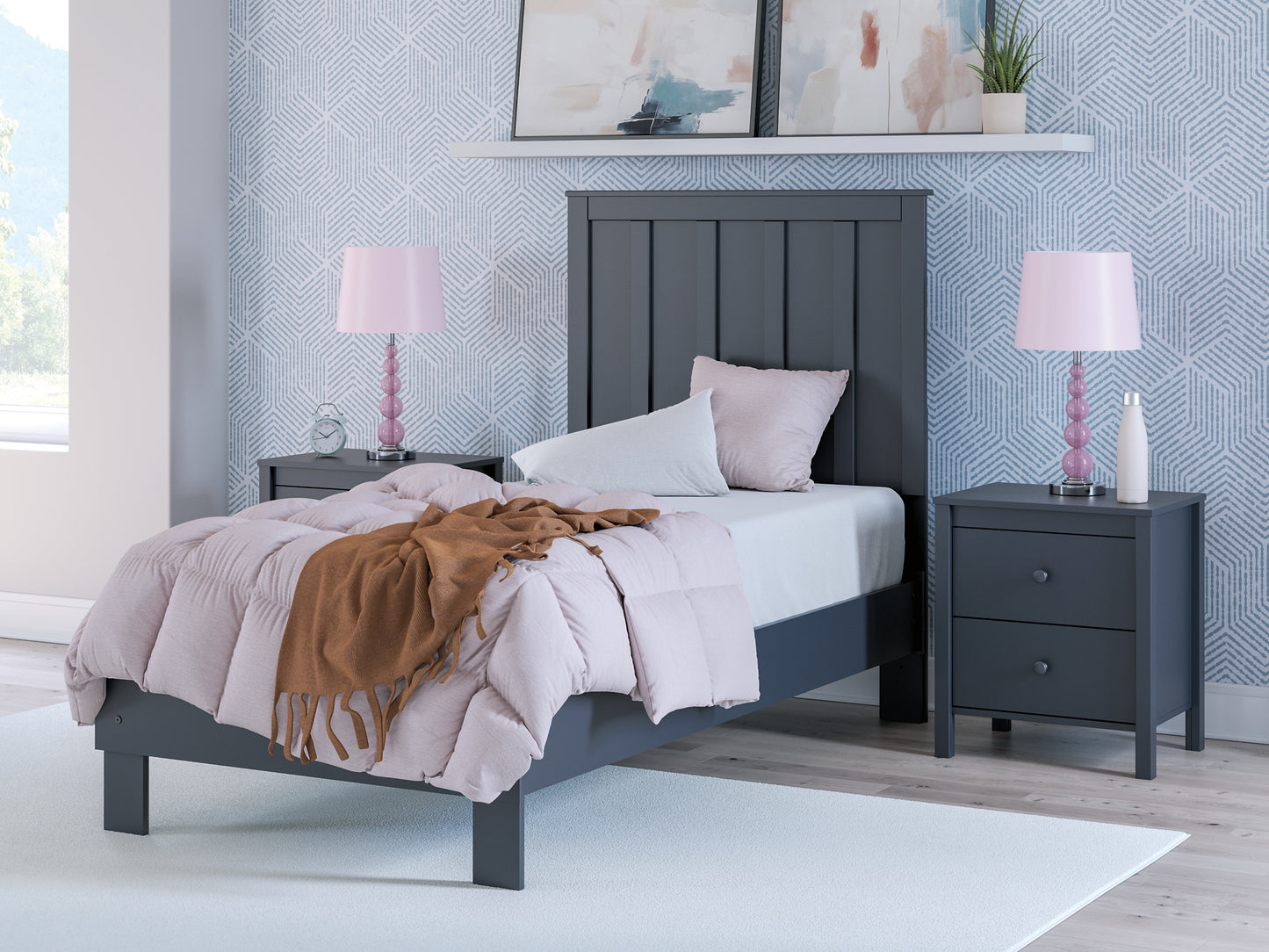 Ashley Express - Cama de plataforma Simmenfort