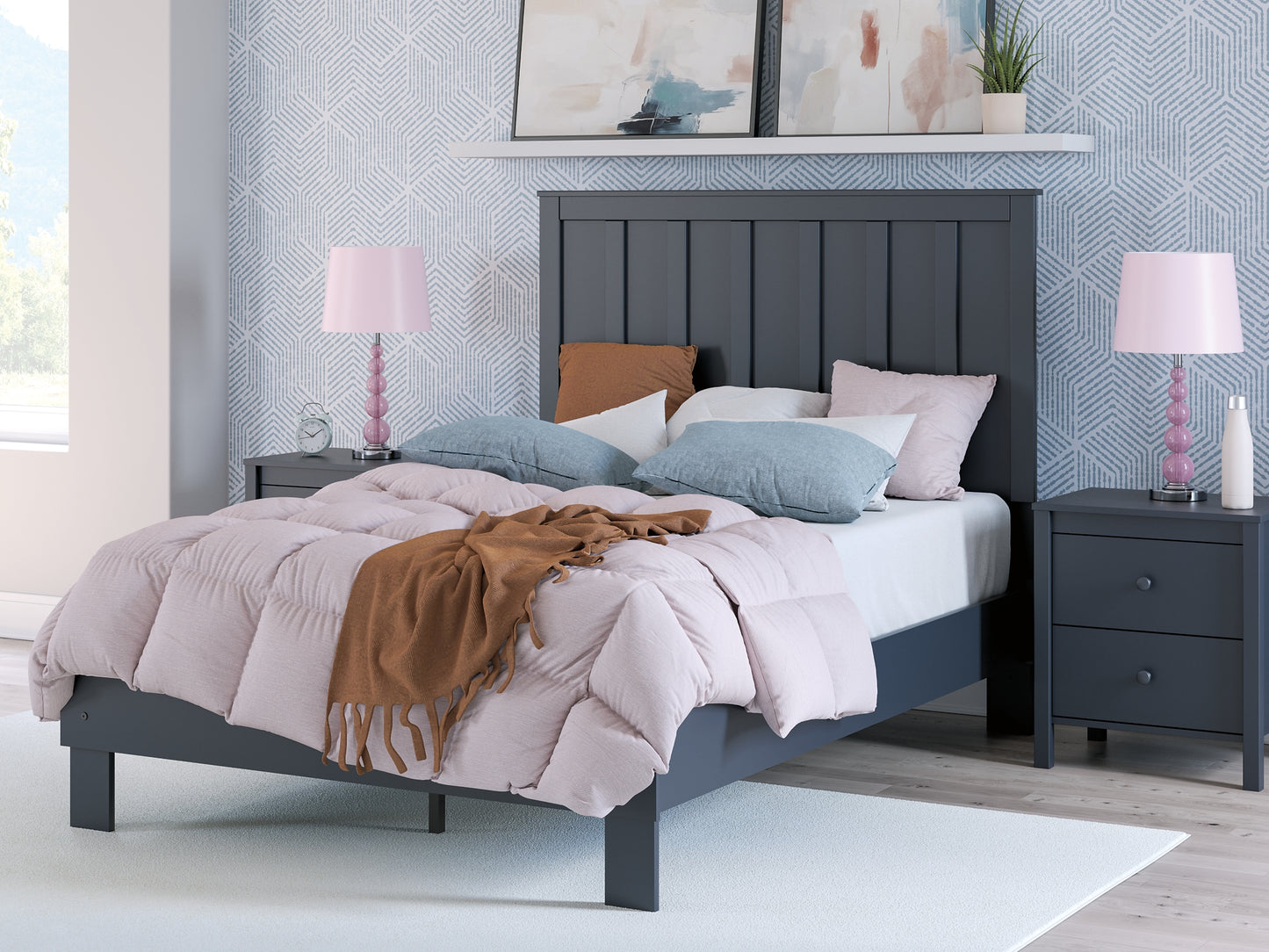 Ashley Express - Cama de plataforma Simmenfort
