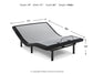 Base ajustable Best Cal King con modelo de cabeza y pies