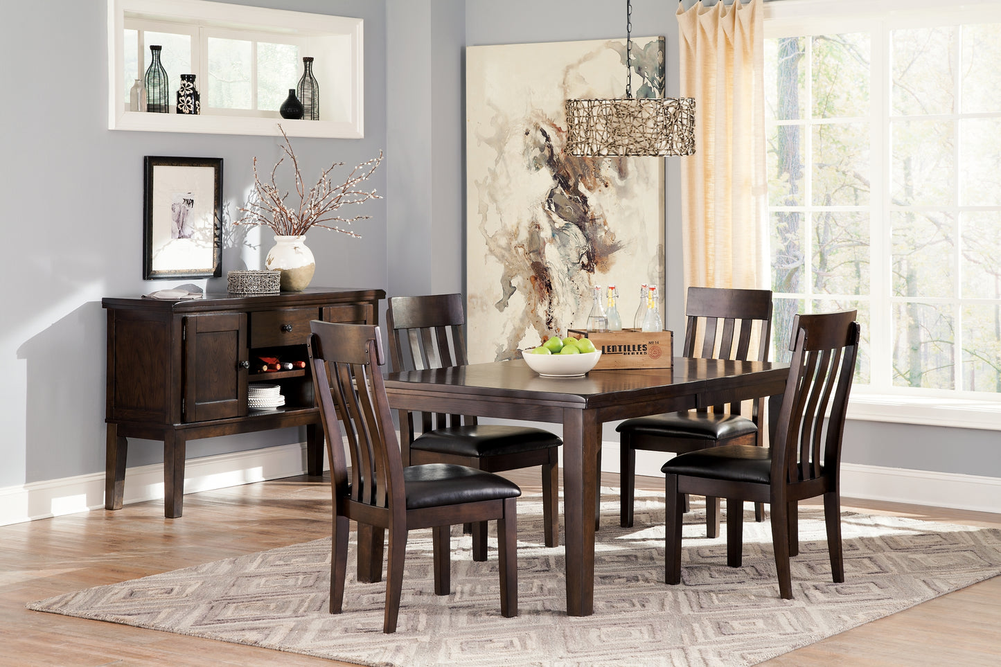 Mesa de comedor Haddigan RECT EXT