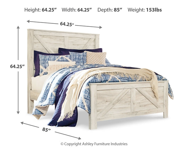 Ashley Express - Cama con paneles Bellaby Crossbuck