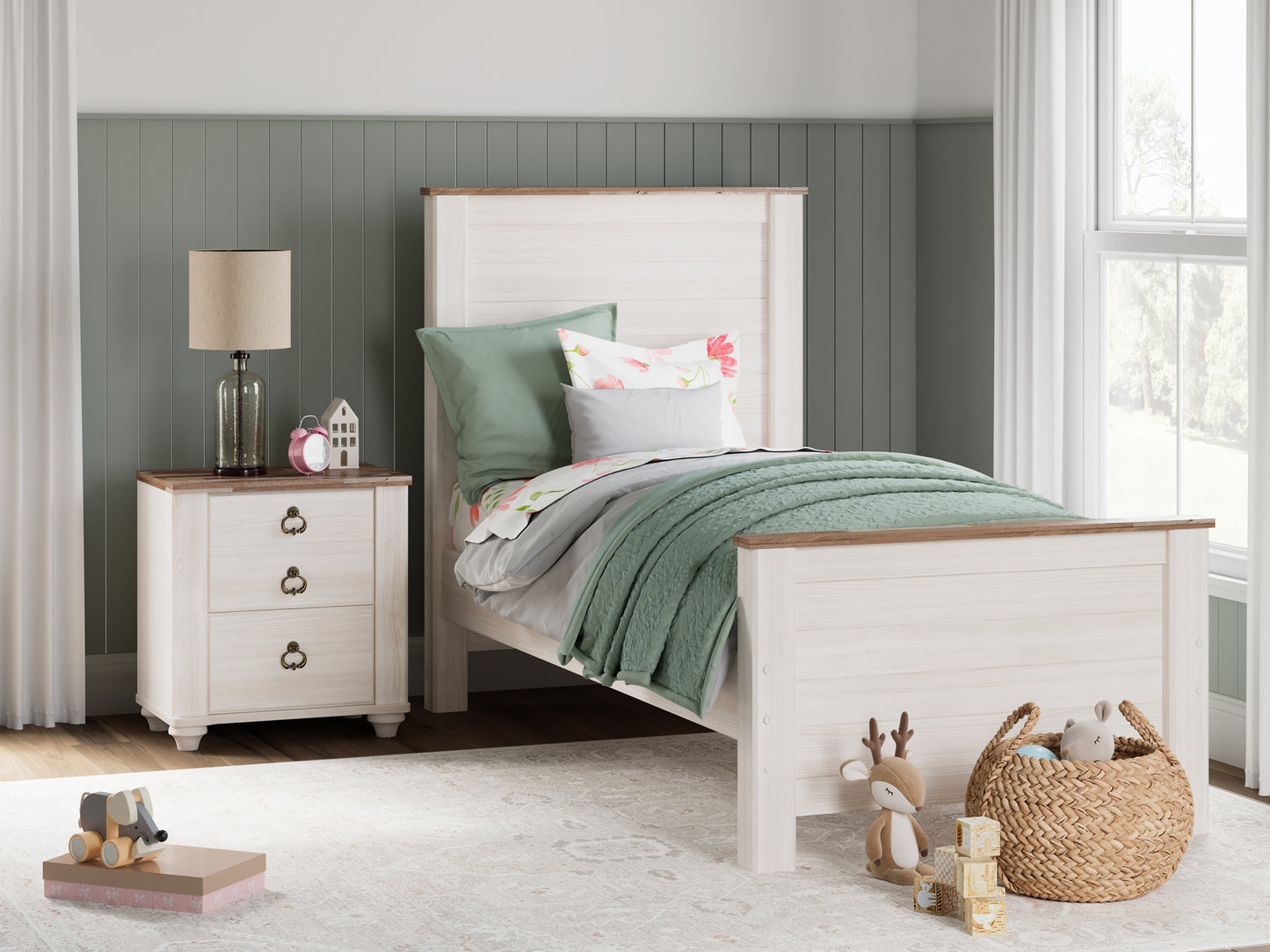 Ashley Express - Cama con paneles Willowton
