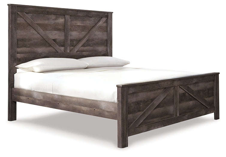 Ashley Express - Cama con paneles Wynnlow Crossbuck