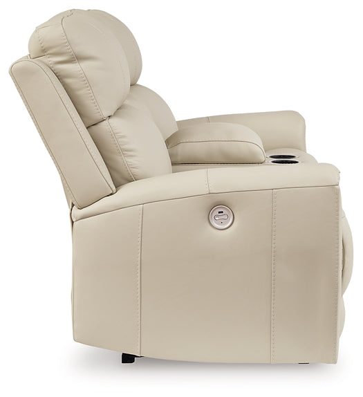Loveseat Dahlmoore DBL REC PWR con consola