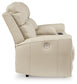 Loveseat Dahlmoore DBL REC PWR con consola
