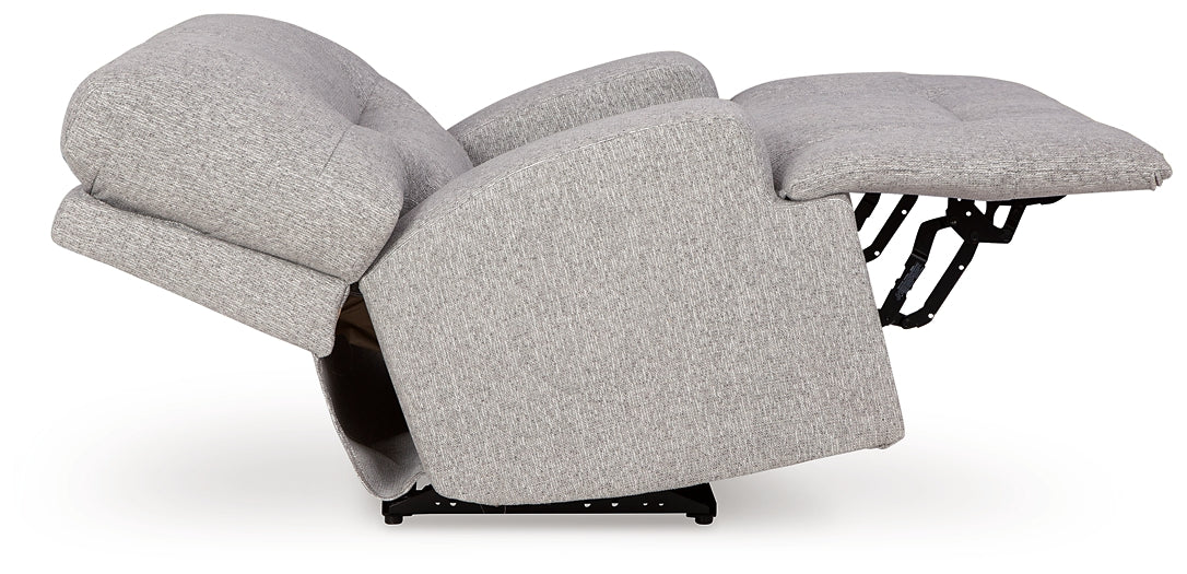 Sillón reclinable eléctrico con asiento ancho Acklen Place