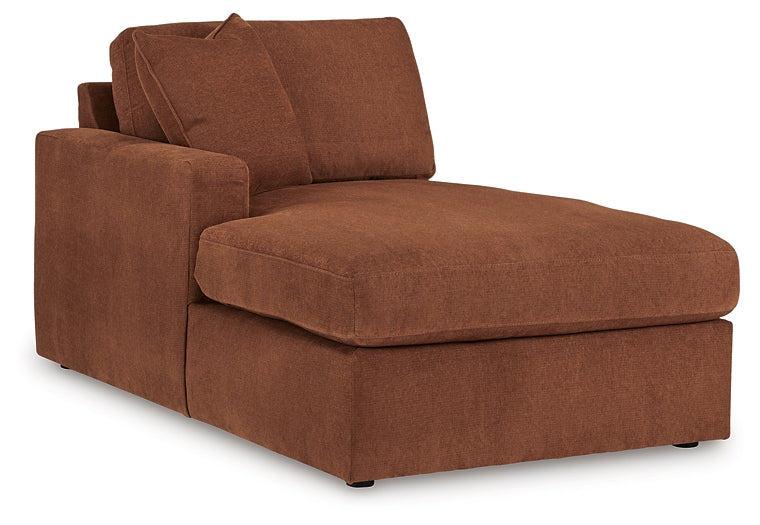 Seccional Modmax de 6 piezas con chaise longue y consola de almacenamiento