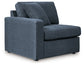Seccional Modmax de 4 piezas con chaise longue y consola de almacenamiento