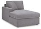 Seccional Modmax de 6 piezas con chaise longue y consola de almacenamiento