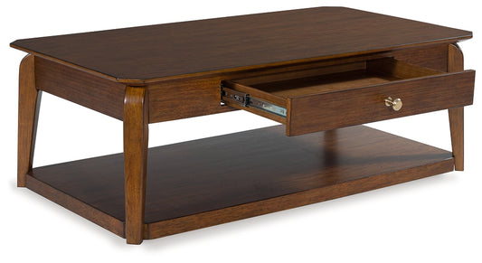 Ashley Express - Mesa de cóctel rectangular Trenmour