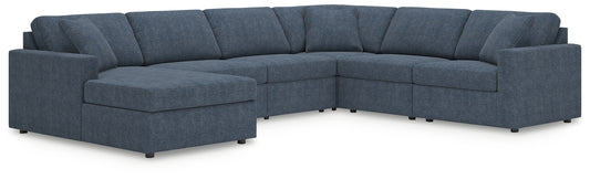 Seccional Modmax de 6 piezas con chaise longue