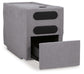 Seccional Modmax de 3 piezas con consola de audio
