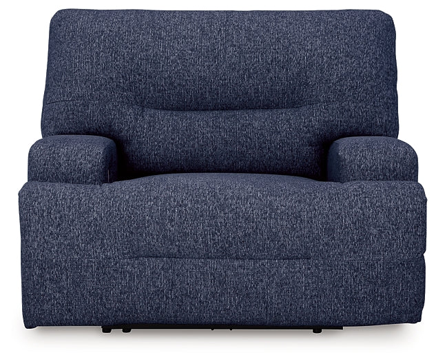 Sillón reclinable eléctrico con asiento ancho Acklen Place