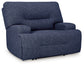 Sillón reclinable eléctrico con asiento ancho Acklen Place