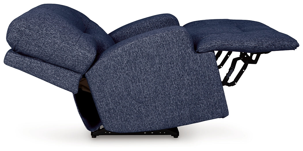 Sillón reclinable eléctrico con asiento ancho Acklen Place