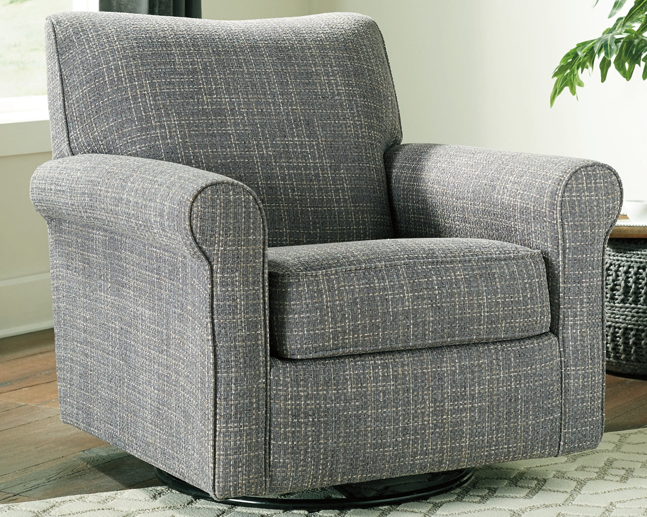 Sillón giratorio con acento deslizante Renley
