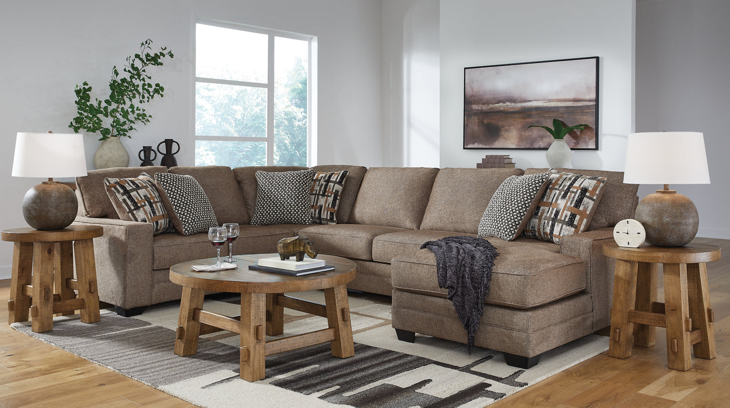 Seccional de 3 piezas con chaise longue Cannonbrook