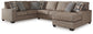 Seccional de 3 piezas con chaise longue Cannonbrook