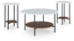 Ashley Express - Juego de mesa auxiliar Wrenwich (3 piezas)