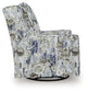 Sillón giratorio con acento deslizante Dustinford