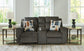 Loveseat doble recreativo Kanlow con consola