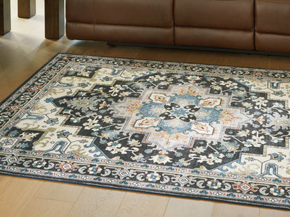 Ashley Express - Alfombra lavable mediana Leningston