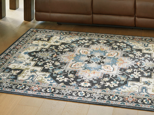 Ashley Express - Alfombra lavable mediana Leningston
