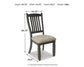 Ashley Express - Silla auxiliar UPH para comedor Tyler Creek (2 unidades)