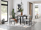 Ashley Express - Mesa de comedor Xandrum y 4 sillas