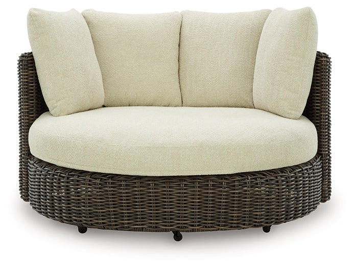 Sillón giratorio Kimora con cojín