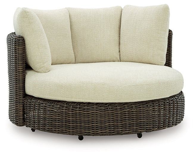 Sillón giratorio Kimora con cojín