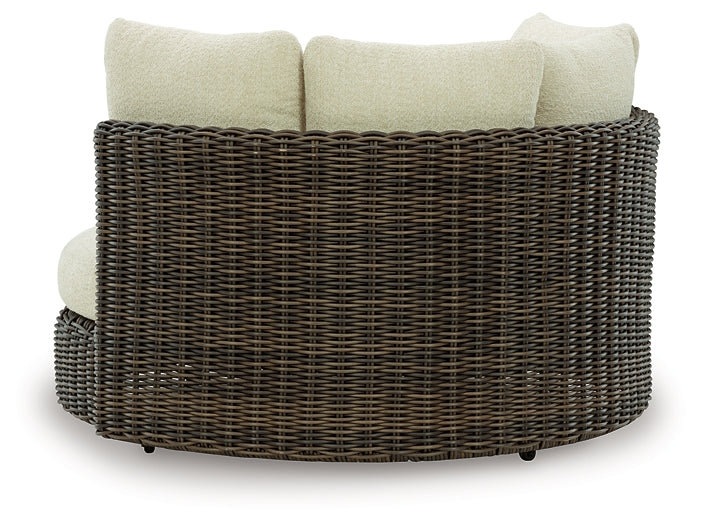 Sillón giratorio Kimora con cojín