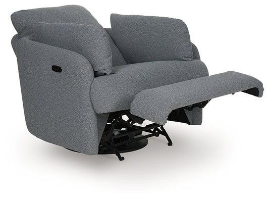 Sillón reclinable eléctrico giratorio Nuvella de última generación de Alainmont