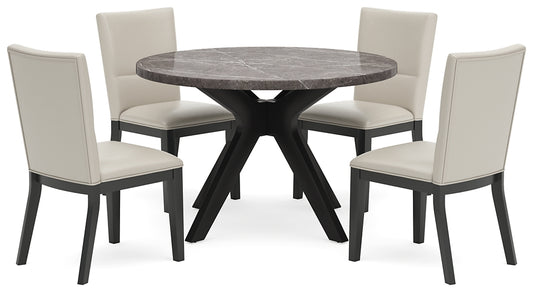 Mesa de comedor y 4 sillas Glinari
