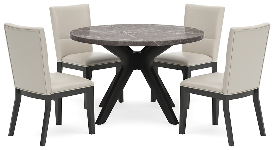 Mesa de comedor y 4 sillas Glinari