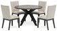 Mesa de comedor y 4 sillas Glinari