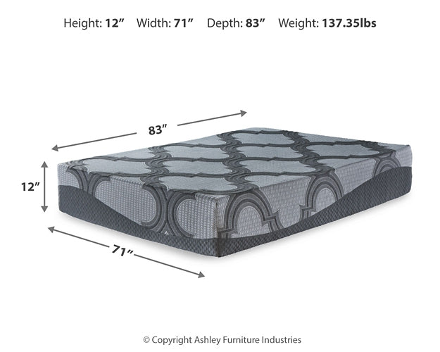 Colchón híbrido Ashley California King de 12 pulgadas