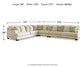 Seccional Rawcliffe de 4 piezas
