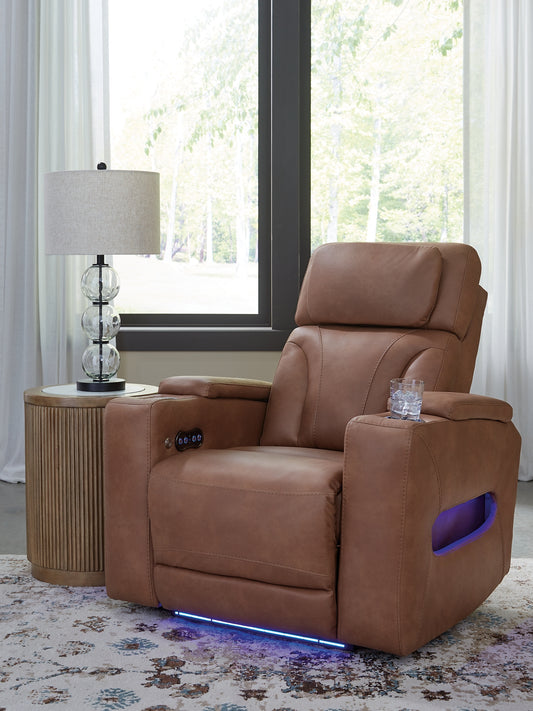 Sillón reclinable eléctrico Clean-Slate/reposacabezas ajustable