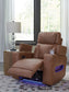 Sillón reclinable eléctrico Clean-Slate/reposacabezas ajustable