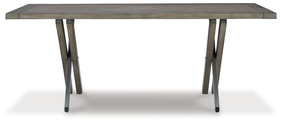 Mesa de comedor rectangular Krystanza